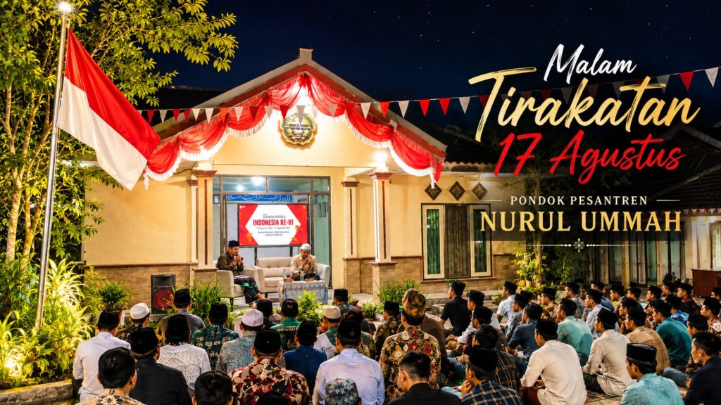 Suasana tirakatan di nurul ummah kotagede