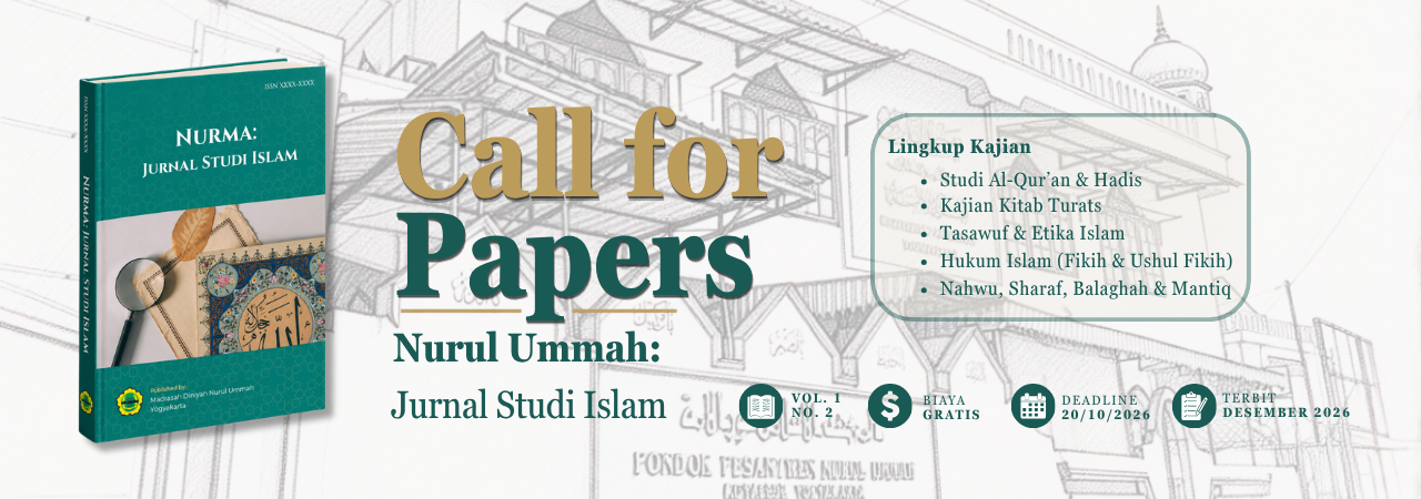 Call For Paper Nurul Ummah: Jurnal Studi Islam